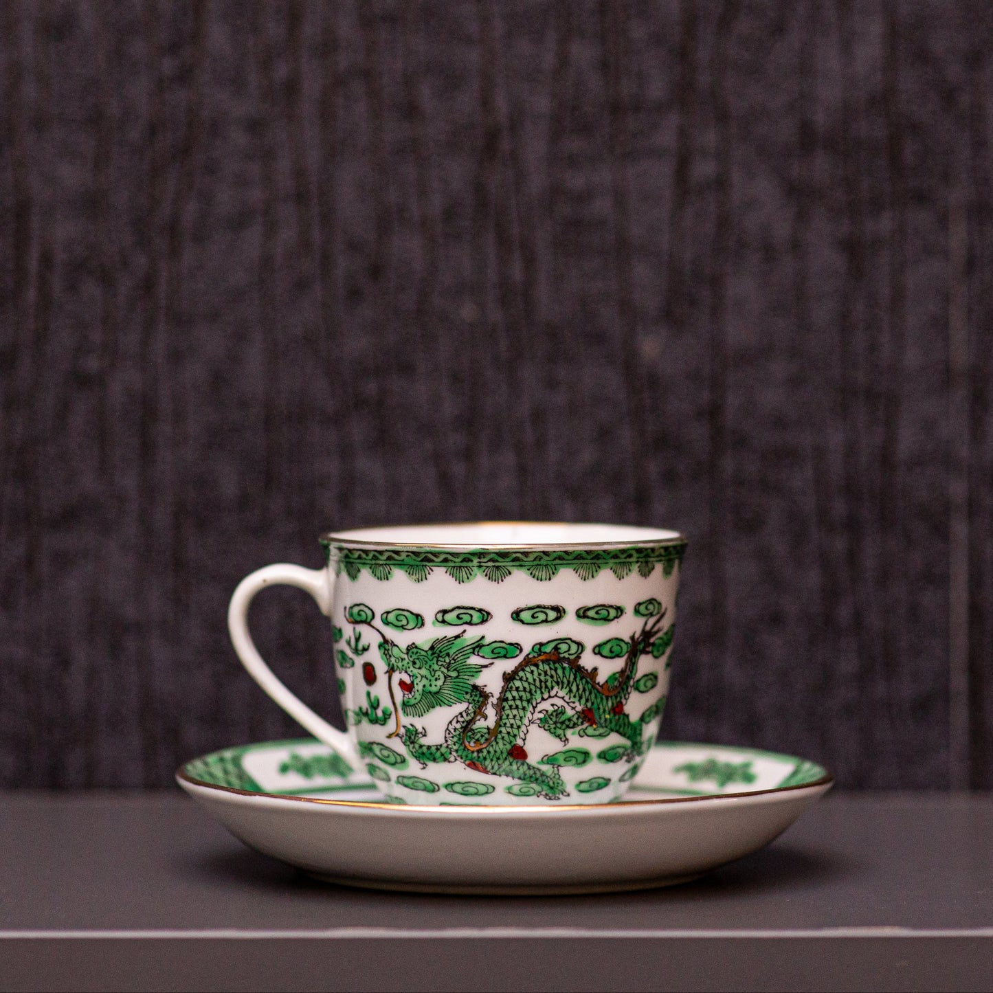 Porcelain and Gold Service