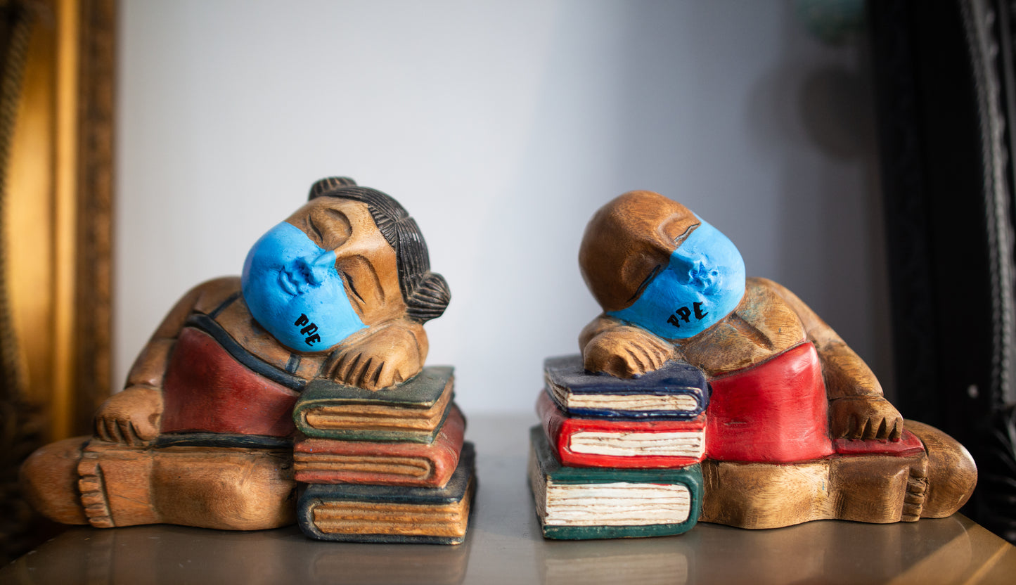 Buddha Couple Bookends