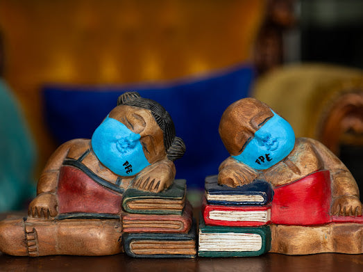 Buddha Couple Bookends